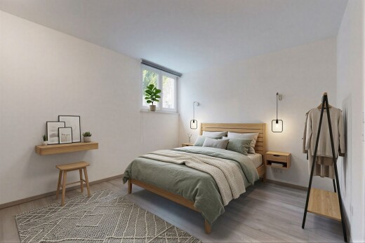 room with light wood finished floors and baseboards