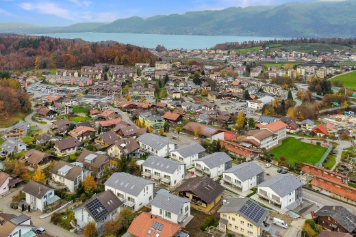 blick auf die berge mit blick auf die berge, wohngebietblick, und seesicht