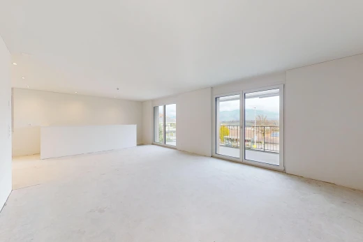 leerer raum mit natürliches licht