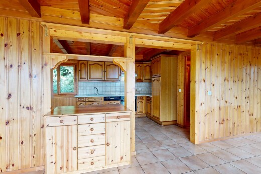 küche mit dated wood wall, holzwand, wood wall, küchenrückwand beim herd, und küchenrückwand beim Herd