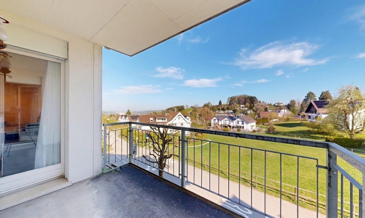 balkon mit from property, day time, balkon, wohngebietblick, und residential view