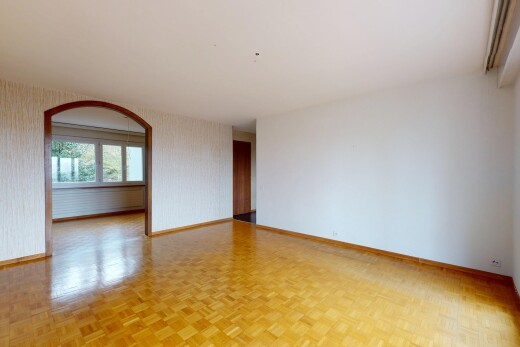 leerer raum mit natürliches licht und sockelleisten