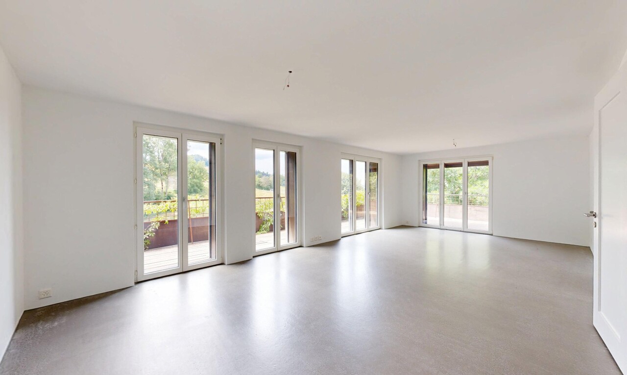 view of spare room