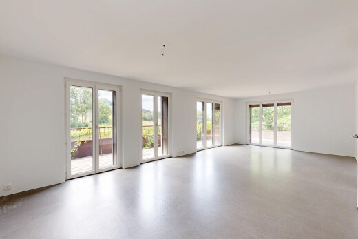 view of spare room