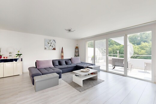 wohnzimmer mit inside property, animal, natürliches licht, natural light, und holzfußboden