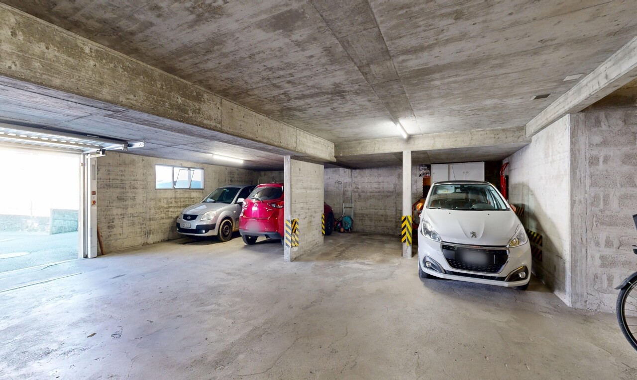 parken mit parkgarage und inside community