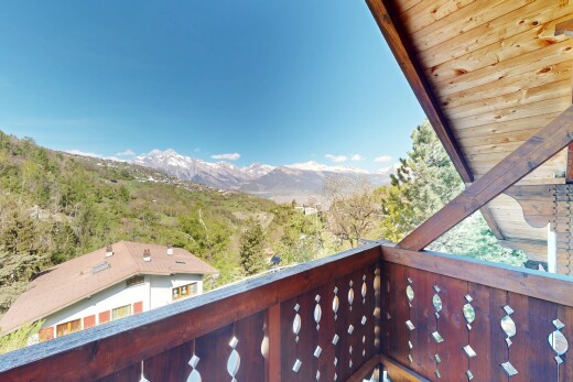 balkon mit from property, balkon, day time, mountain view, und blick auf die berge
