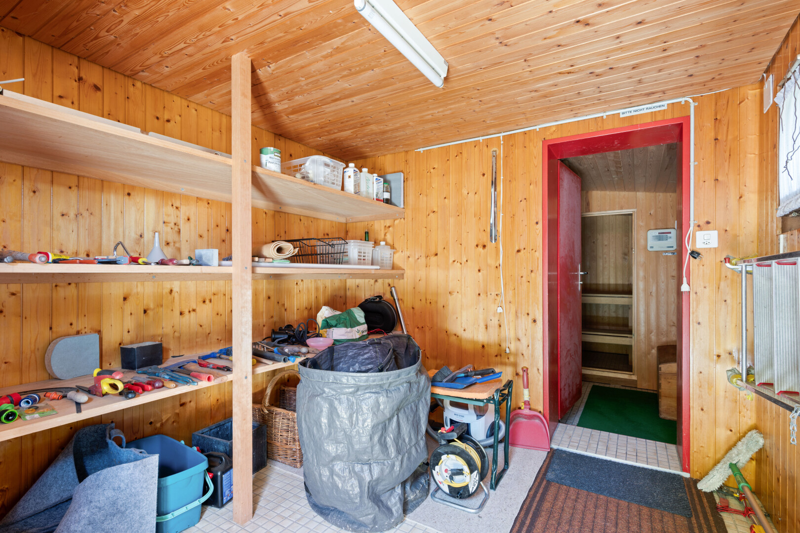 view of storage room