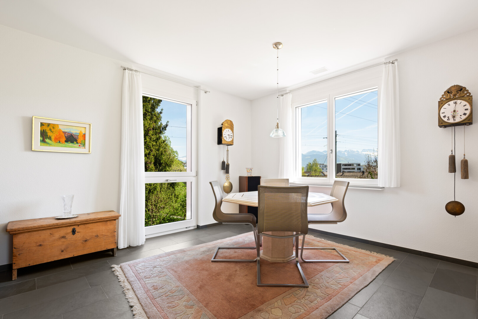 dining space featuring healthy amount of natural light