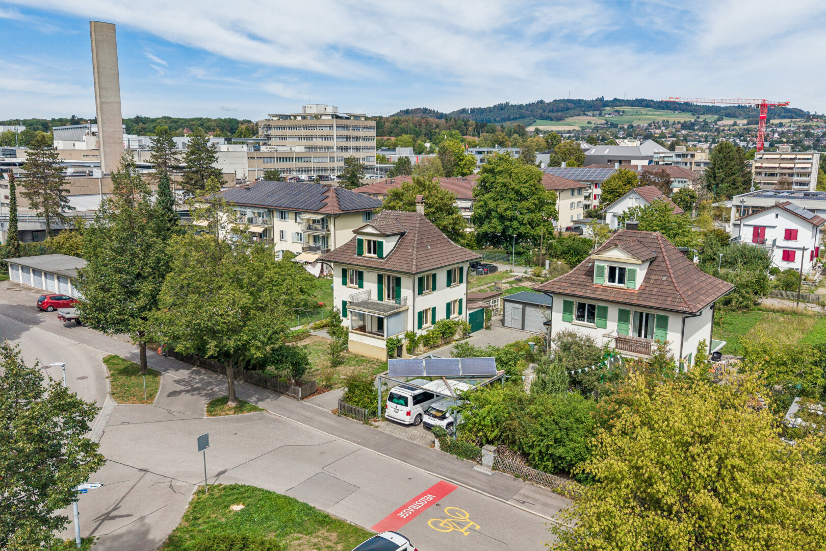 außenansicht mit dachgaube, day time, residential view, wohngebietblick, und neighborhood view