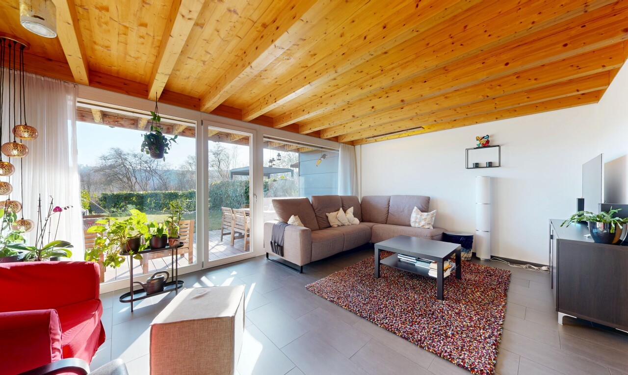 salon avec inside property, lumière naturelle, natural light, cloison sèche, et drywall