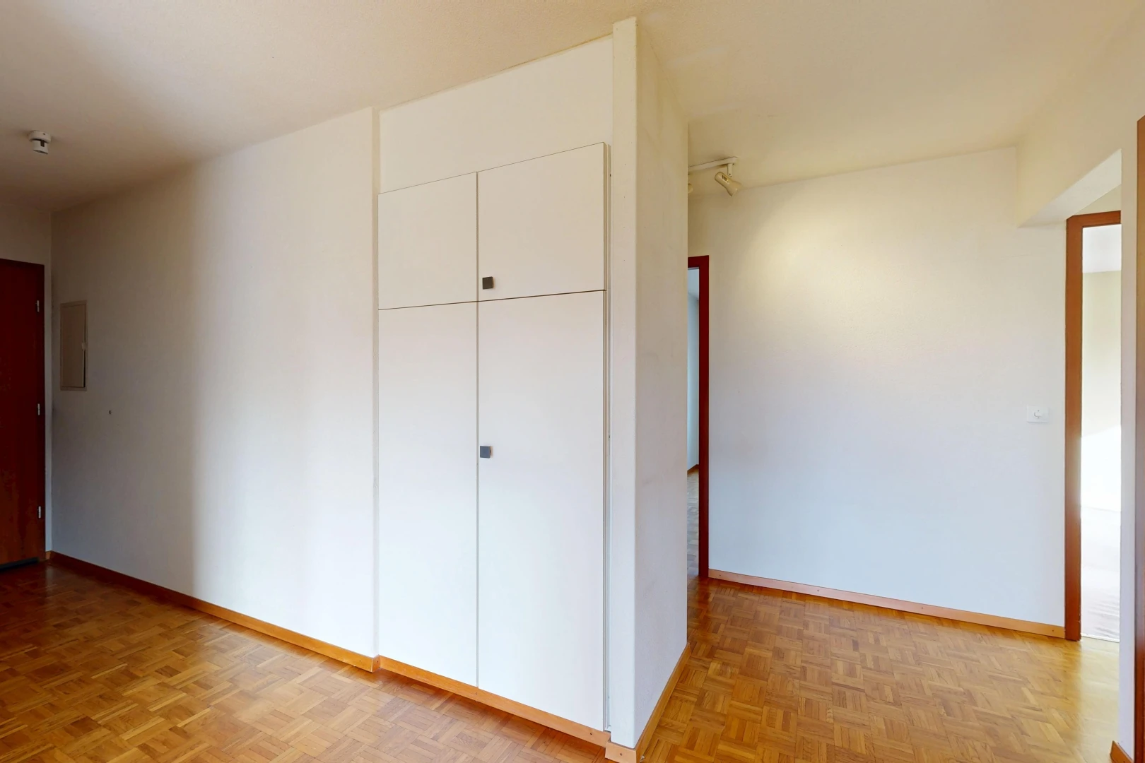 leerer raum mit drywall, gipskartonwand, baseboards wall, sockelleisten, und light floor