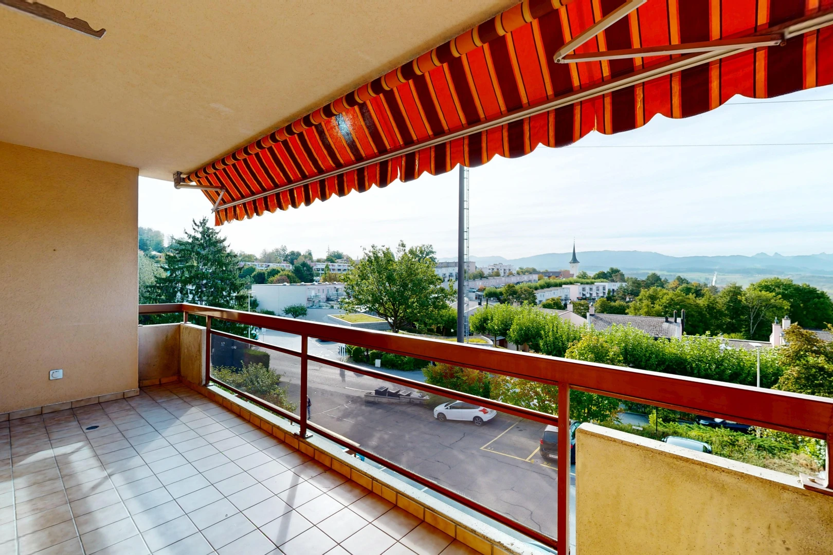 balkon mit balkon und view focus
