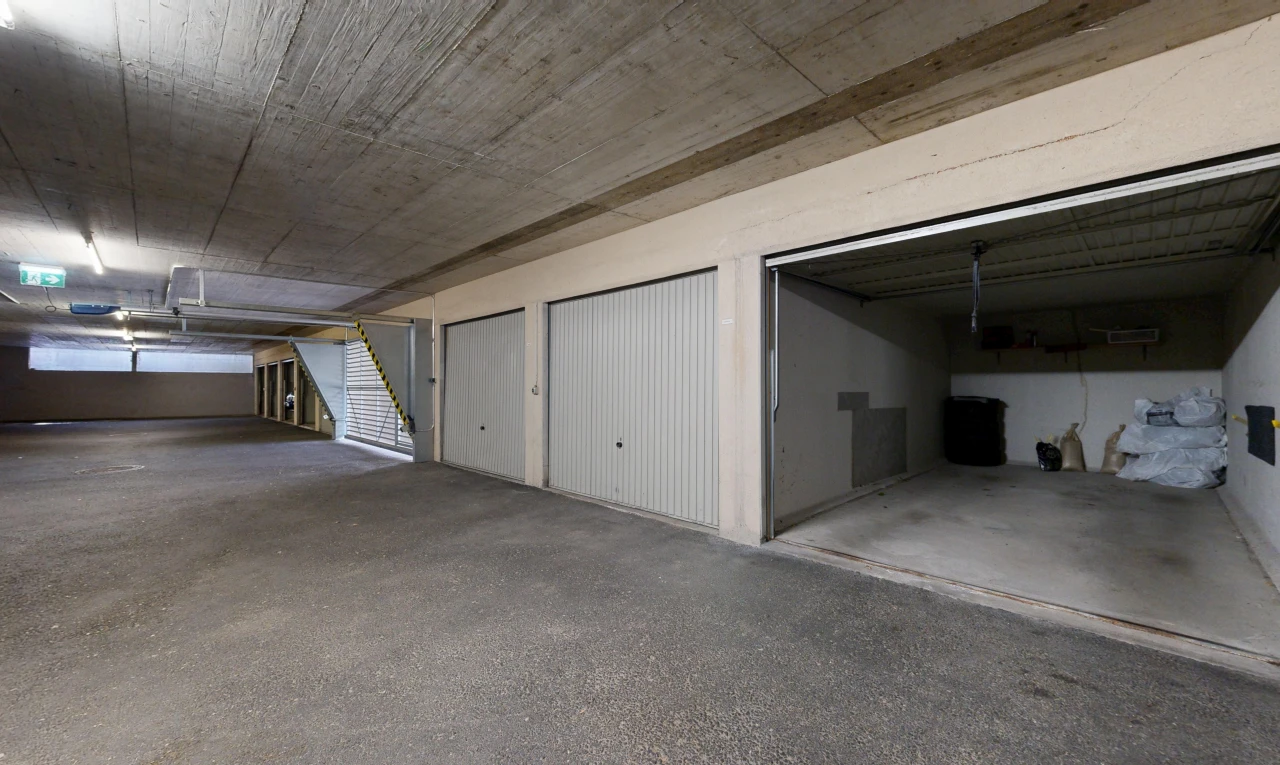parken mit treppen und inside community