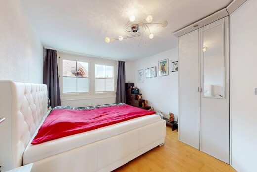 room / bedroom featuring light wood-type flooring