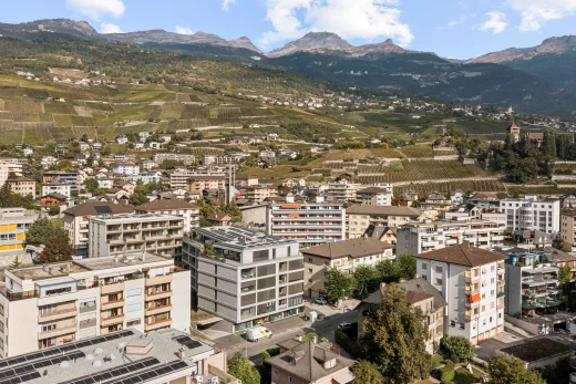 vue sur la montagne avec mountain view, vue sur la montagne, day time, et aerial view