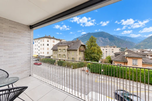 balcon avec view focus, balcon, mountain view, vue sur la montagne, et from property