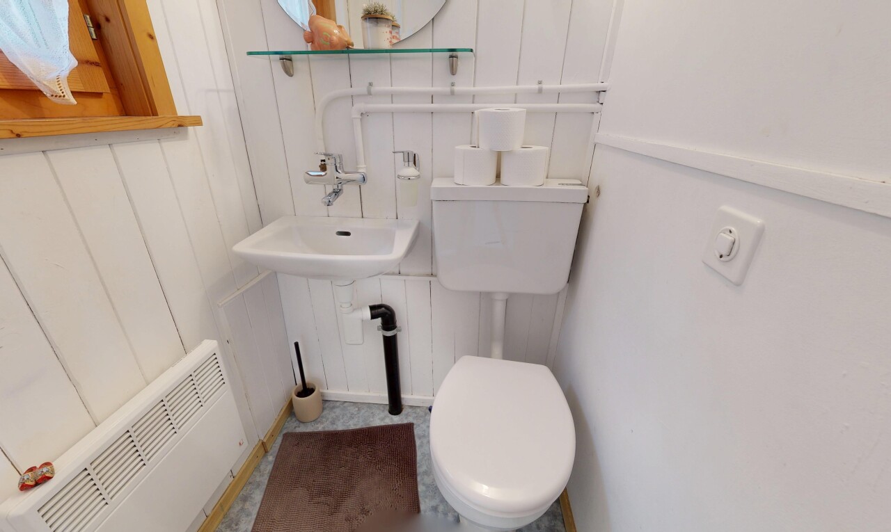 half bath with toilet
