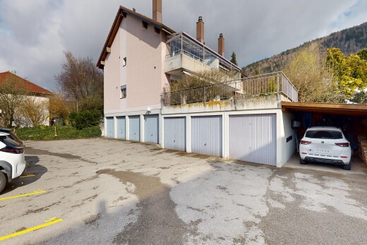 außenansicht mit schornstein, overcast, und stuckverkleidung