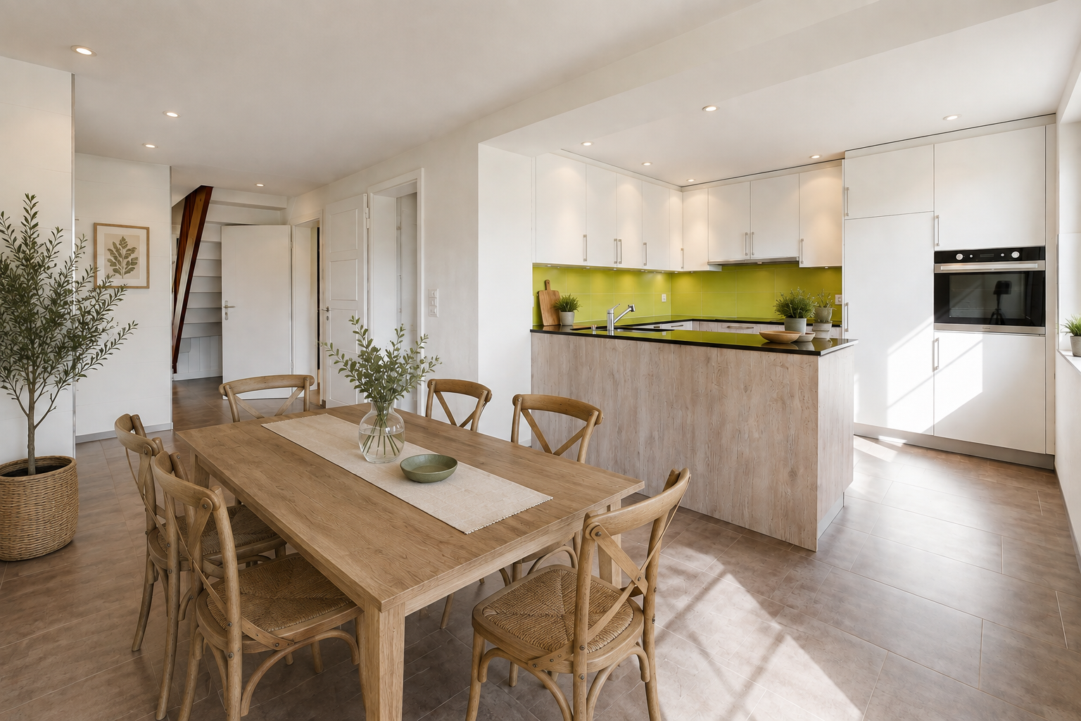 esszimmer mit einbauleuchten, drywall, gipskartonwand, inside property, und waschbecken