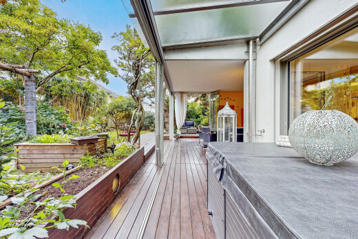 terrasse mit deck, day time, und from property