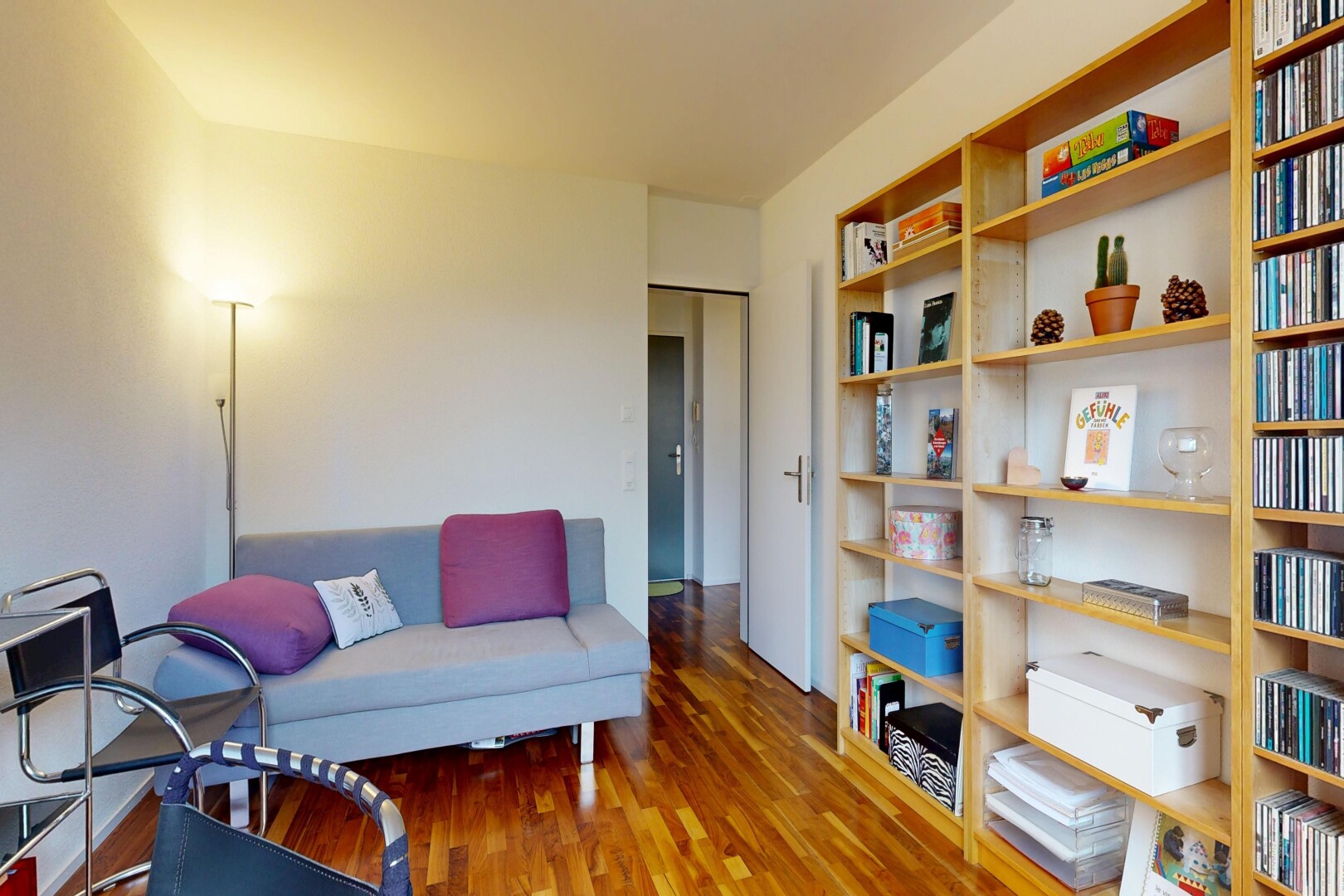 living room featuring wood finished floors
