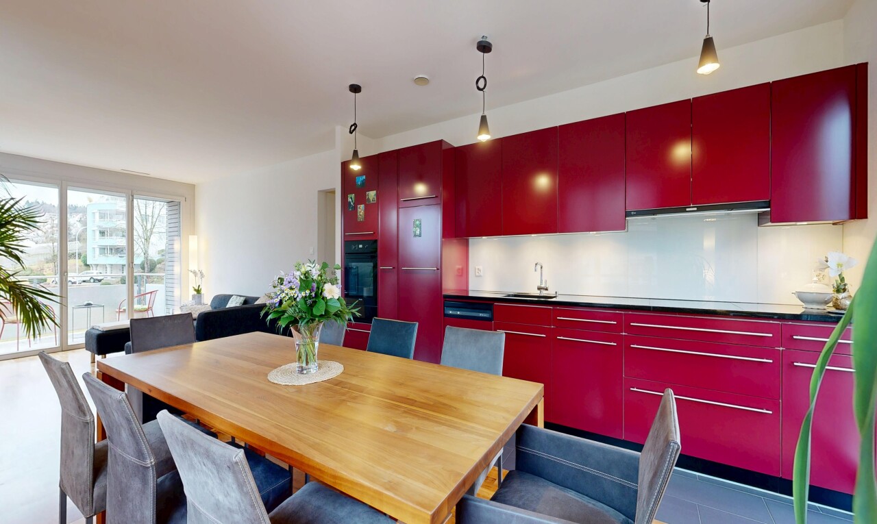 dining room featuring a sink