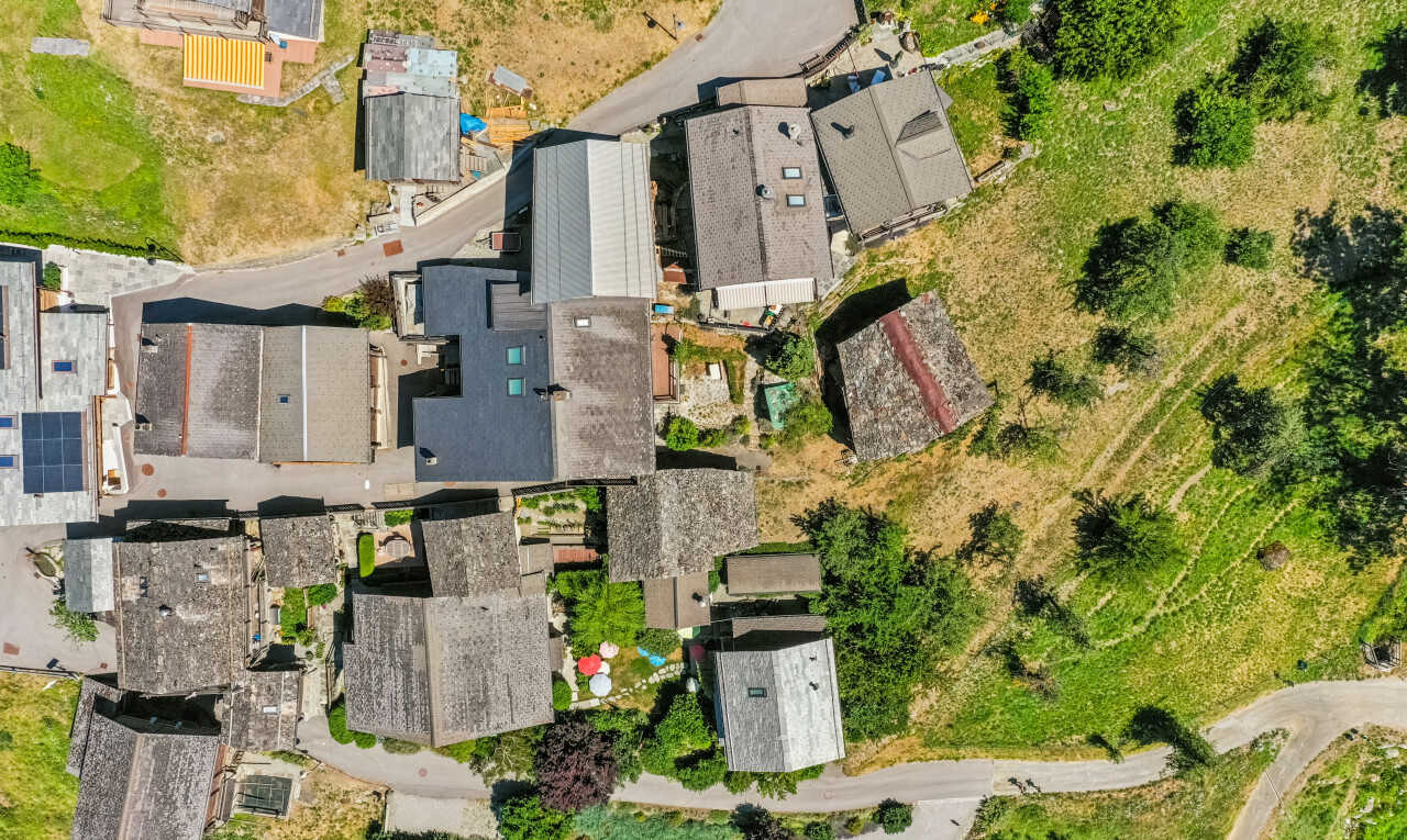 aerial view of property's location