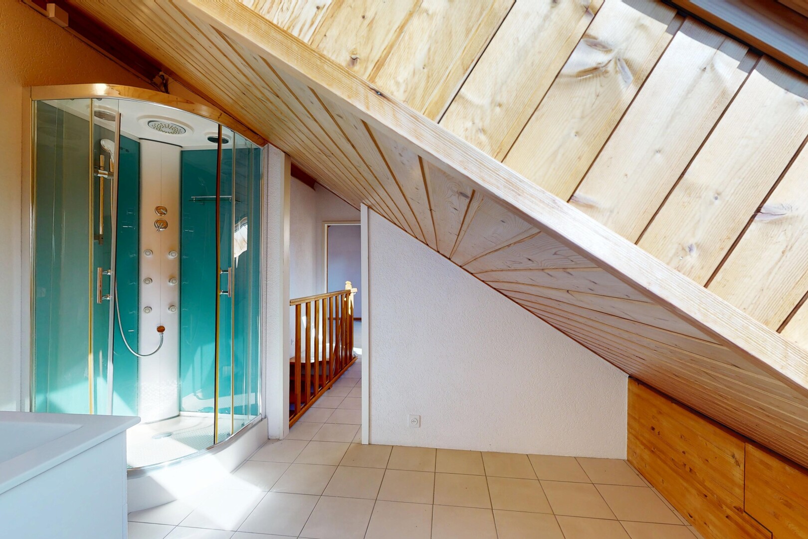 view of stairway