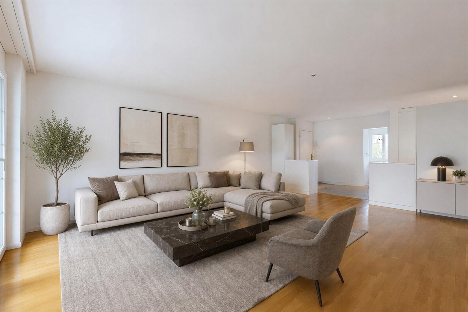 leerer raum mit wood finish floor, holzfußboden, drywall, gipskartonwand, und inside property