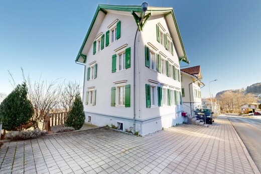 außenansicht mit kriechkeller, property visible, day time, und zaun