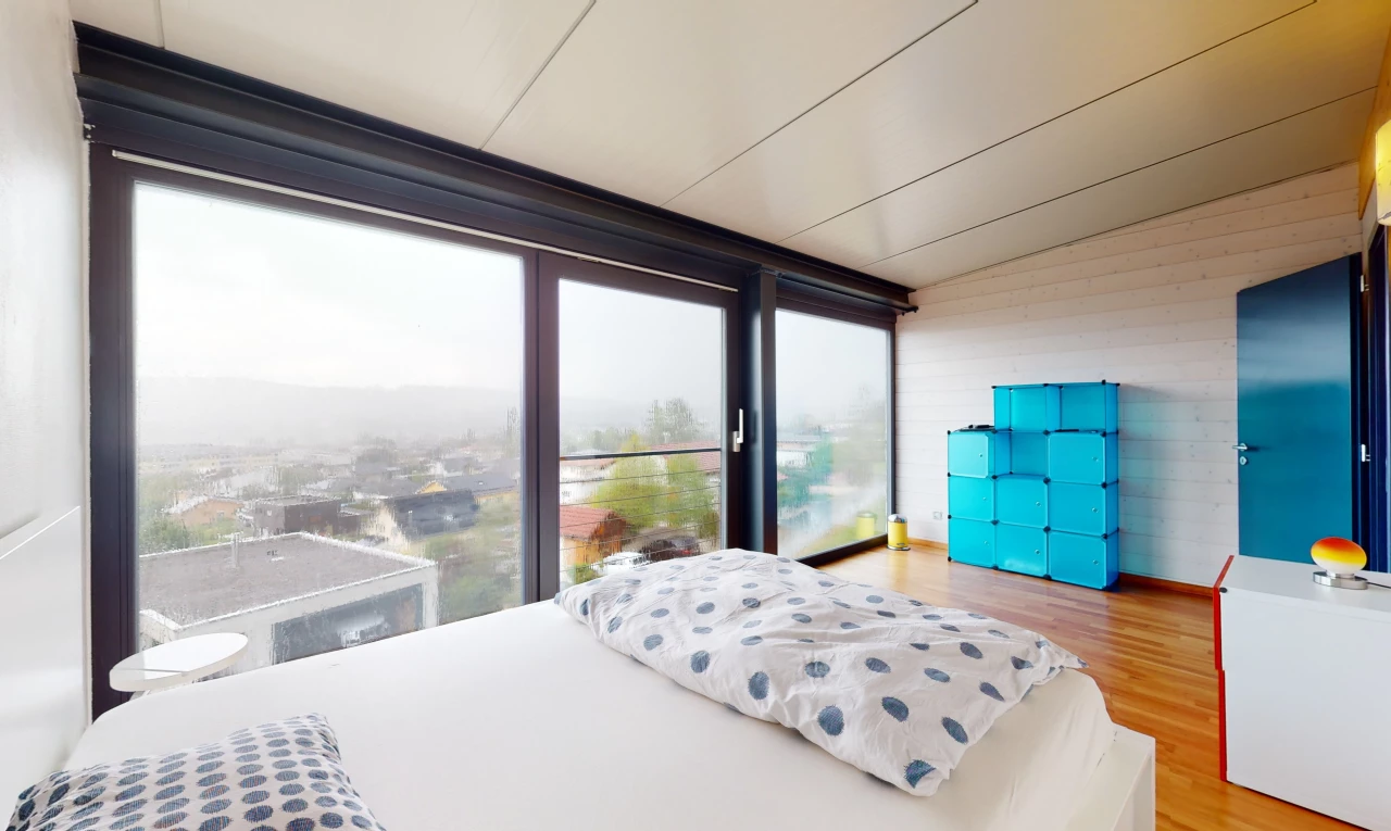 chambre à coucher avec lumière naturelle