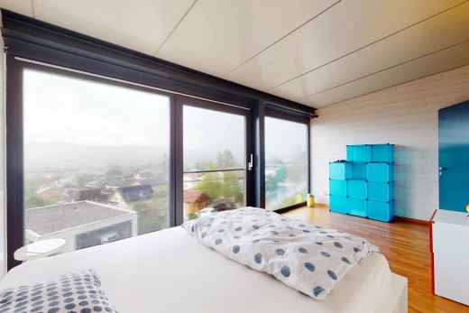 chambre à coucher avec lumière naturelle