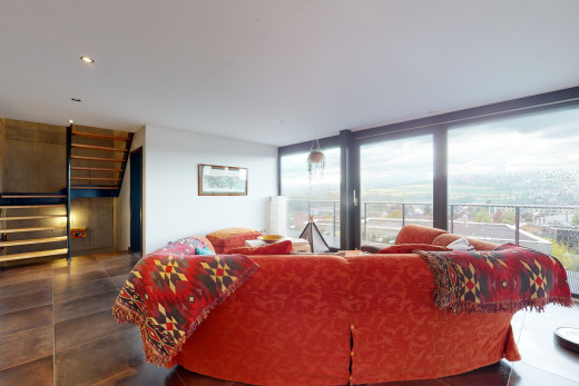 wohnzimmer mit natürlichem licht