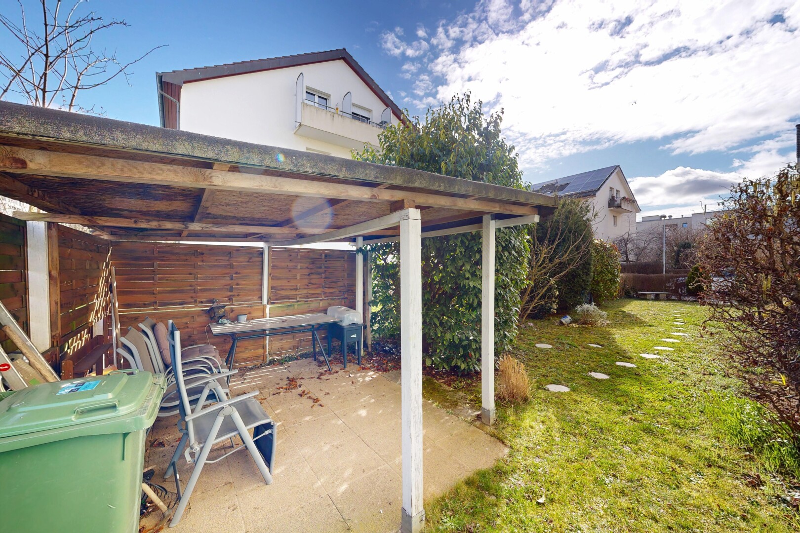 garden featuring a yard and a patio