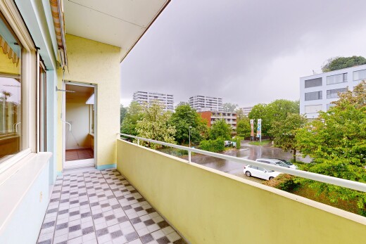 balcon avec overcast, balcon, et from property