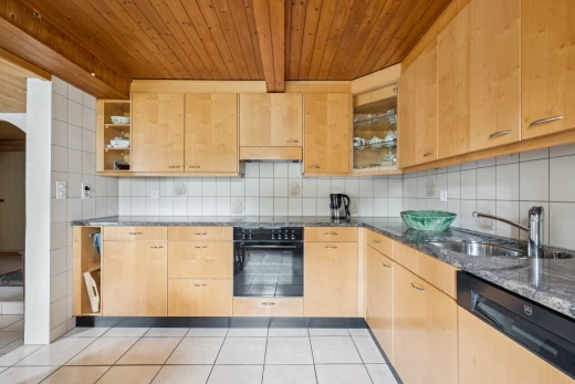 küche mit geschirrspülmaschine, dark countertops, ofen, küchenrückwand beim Herd, und küchenrückwand beim herd
