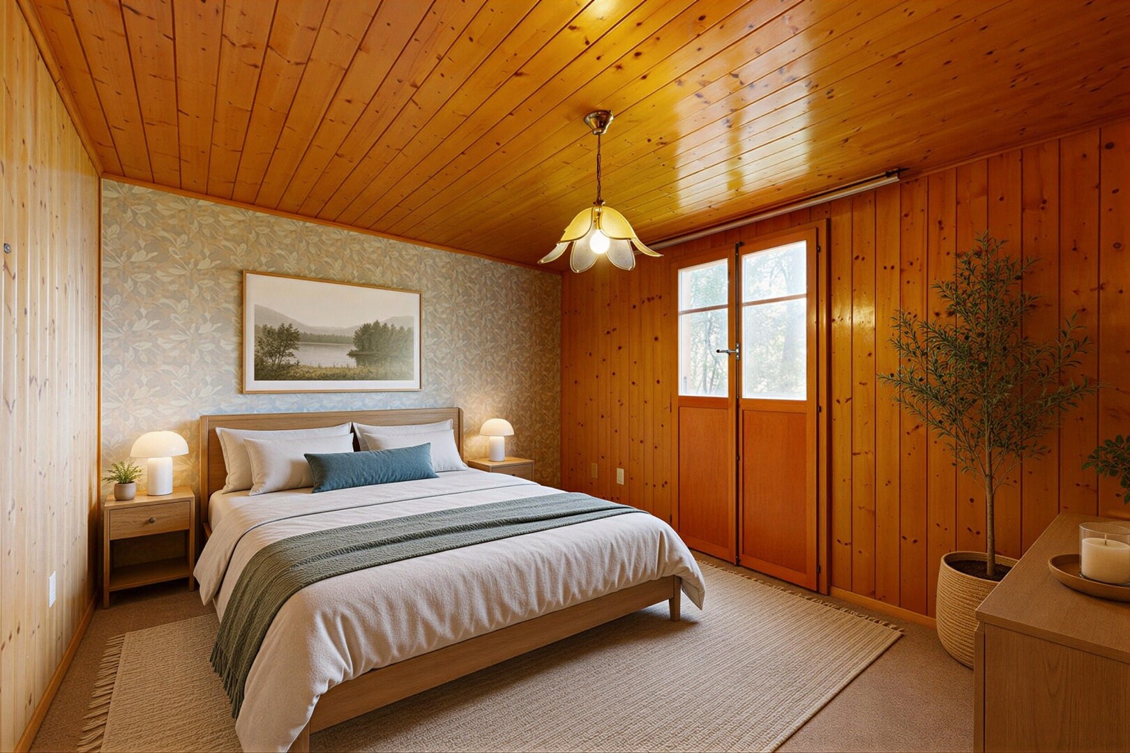 chambre avec moquette, carpet, lumière naturelle, natural light, et inside property