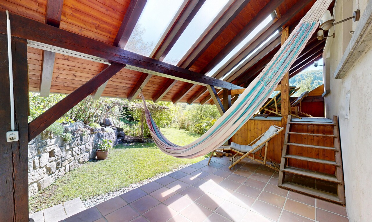 terrace with a patio