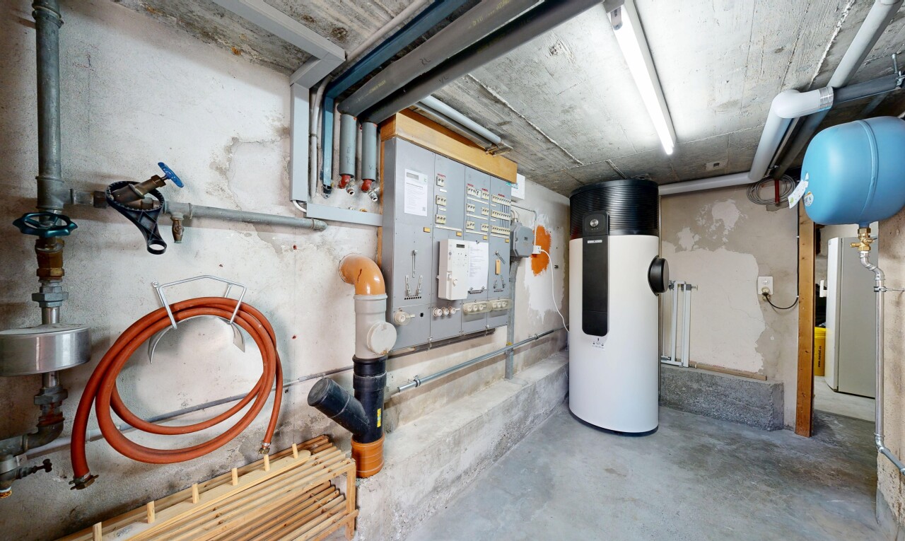 interior space with water heater
