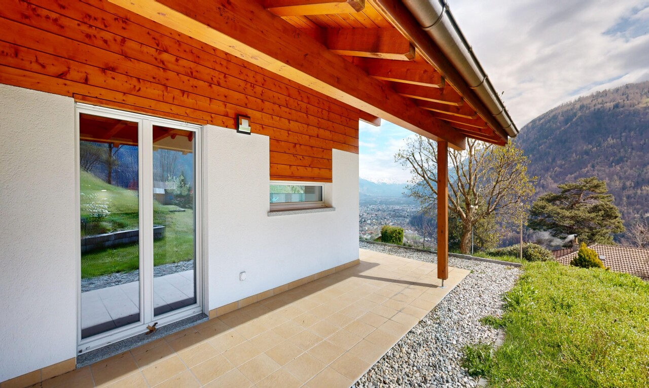 terrasse mit terrasse, from property, blick auf die berge, und mountain view