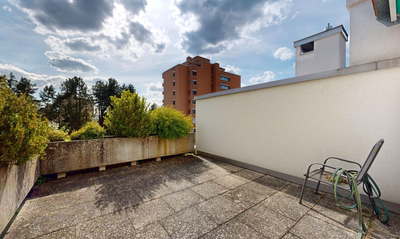 terrasse mit from property, terrasse, und zaun