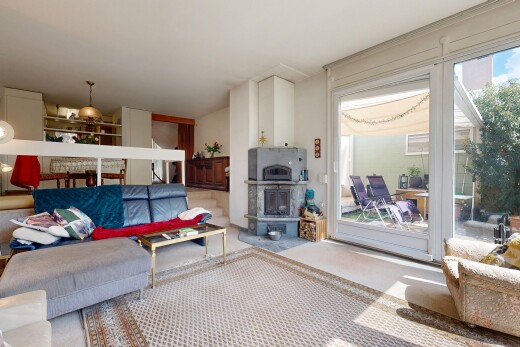 wohnzimmer mit natürliches licht, natural light, gipskartonwand, und drywall