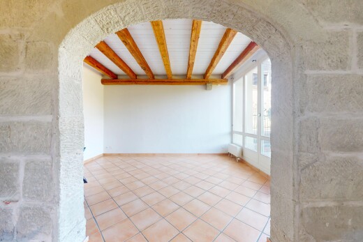 terrasse mit französische türen und inside property