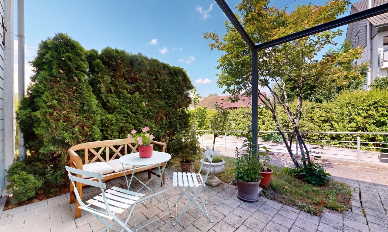 terrasse mit from property, day time, und terrasse