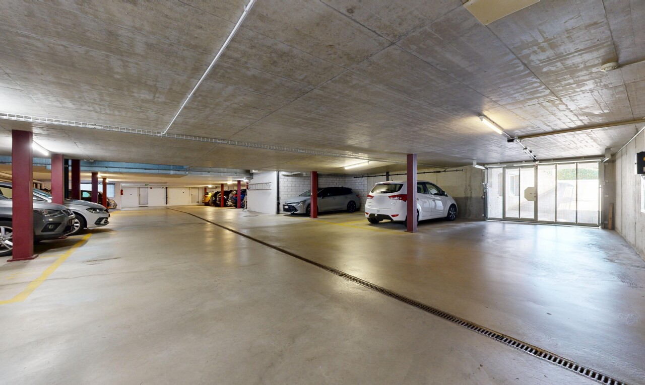 parken mit parkgarage und inside community