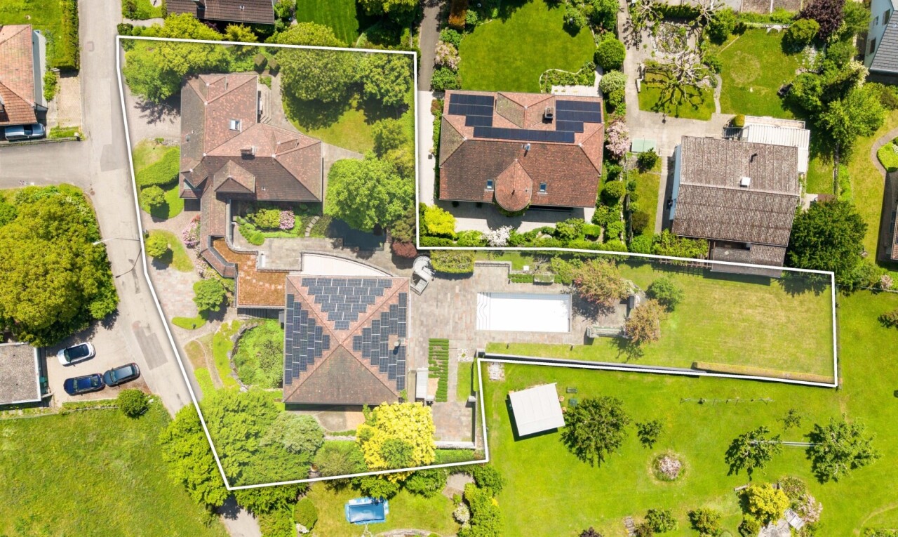 lage auf der karte mit property lines