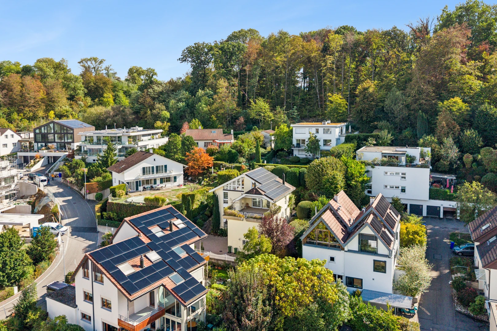 außenansicht mit wohngebietblick, residential view, neighborhood view, und day time