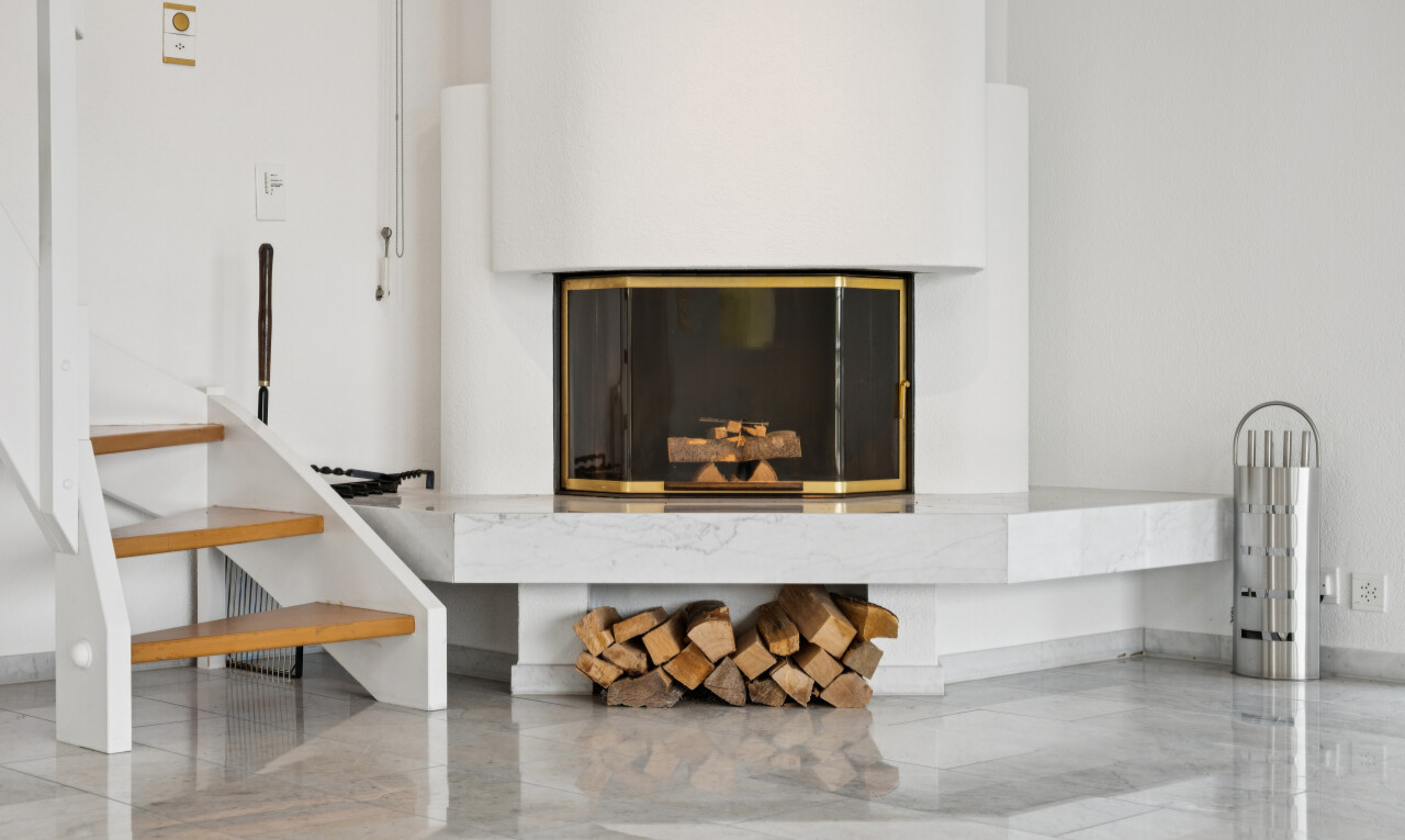 einzelheiten mit heating / cooling, gipskartonwand, drywall, wall, und floor