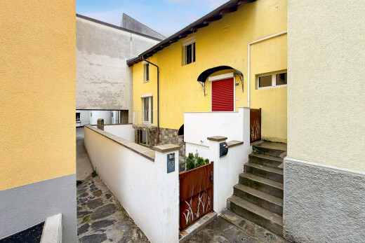 outdoor house with stucco siding